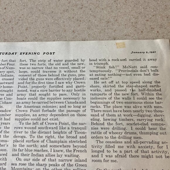 Pontiac Car Ad 1936 in The Saturday Evening Post, January 1937 - Picture 11 of 11